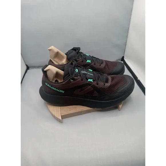 Salomon‎ Ultra Flow Black / Coffee Trail Running Shoe 475934 Men's Size 11
